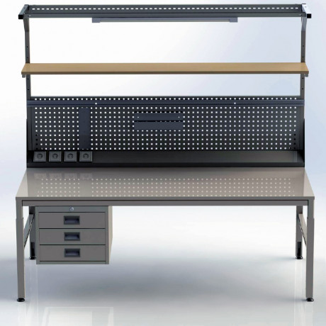 Стол антистатический С.2.1.800.1800.650-950